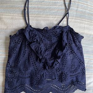 Eyelet top
